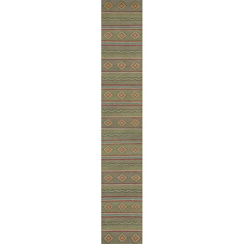 Mesa Wool Southwestern Area Rug, Runner 3' x 12'