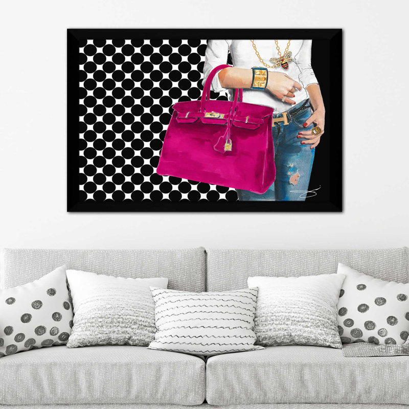 «Upper West Side (Horizontal)» par Jodi - impression, Cadre noir, H 33,5 po x l 49,5 po x P 1 po