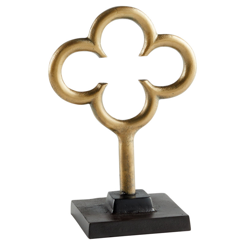 Sculpture Folium, H 8,75 po x l 6 po x P 4 po