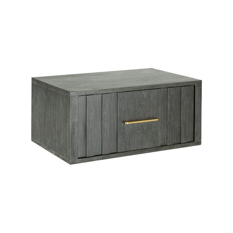 Nantucket Zumbrota Gray Wood Nightstand