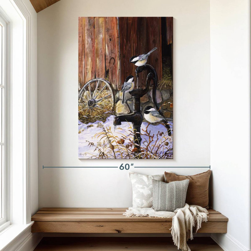 Brampt At The Pump, 51" H x 34" W