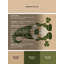 Tapis abstrait moderne et contemporain lavable à la machine Adamek St Patties en brun - reliure beige-583397850