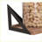 Floating Shelves Set of 3, Rustic Natural Wood Wall Mounted Shelves | Natural Wood | Metal &amp; Wood