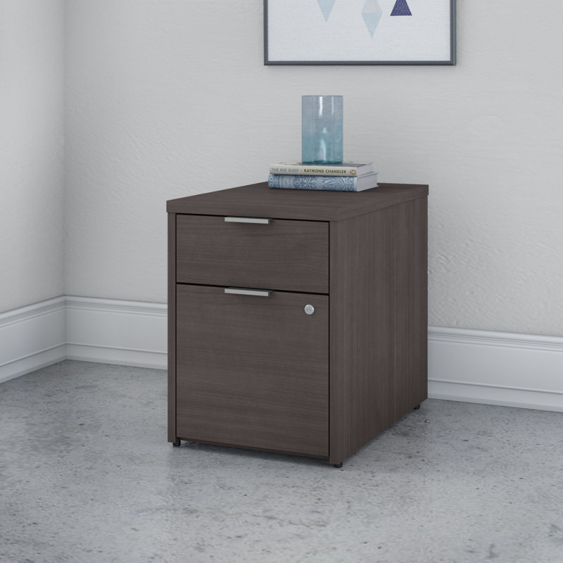 Jamestown 16'' Wide 2 -Drawer File Cabinet, Storm Gray