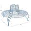 Banc d'arbre en fer Bremen-58173406