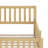 Secure Platform Bed Featuring Full-Length Guardrails and Under-Bed Drawer Organization