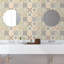 96.77cm W x 96.77cm L PVC Peel and Stick Mosaic Tile-596922372