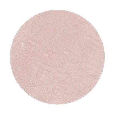 Anarely Shaggy Rug in Pink