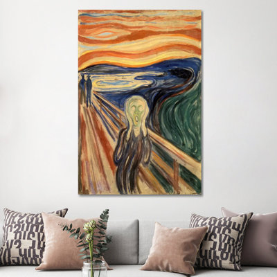 The Scream, 1910 by Edvard Munch - Wrapped Canvas Painting