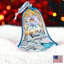 Holiday Splendor 3.5'' Handmade Glass Holiday Shaped Ornament