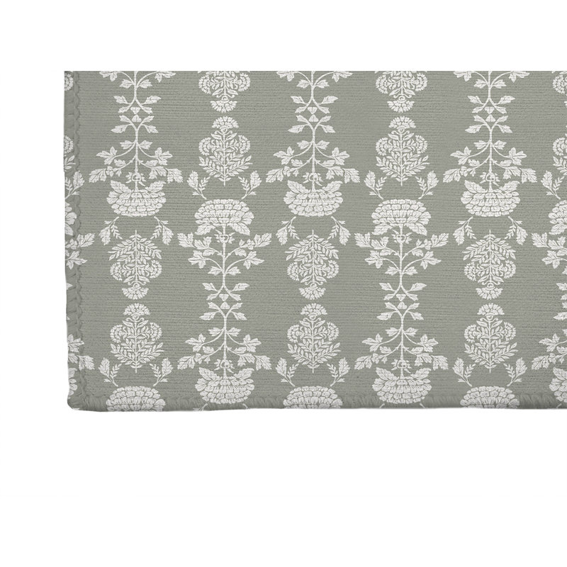 Tapis de cuisine à profil bas pia, Sauge, Rectangulaire 2 pi x 3 pi