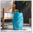LILAC 12-Inch Accent Side Table, Cylindrical Design For Living Room And Entryway, Industrial Style With Laser-Cut Motifs, Indoor And Outdoor Use-479497243