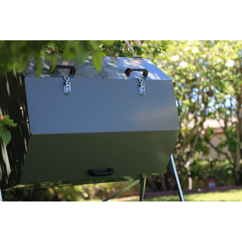 Jora Tumbler Composter, 50" H x 44" W x 28" D