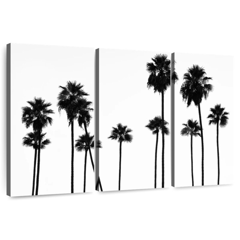 Harnek Black California - Palmiers L.A., H 28 po x l 45 po