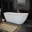 Baignoire luxueuse en acrylique, style autoportant moderne pour les maisons de retraite de style spa