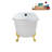 57.5'' x 29.5'' Freestanding Soaking Acrylic Bathtub-83636128-83636118