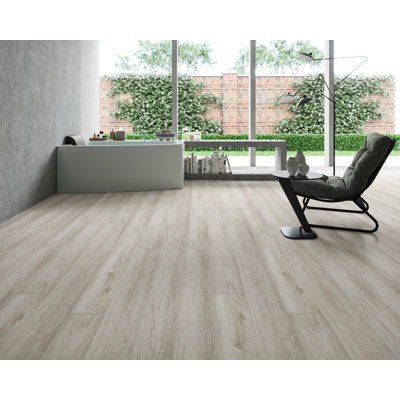 9" x 60" x 6mm Oak Click Lock SPC Luxury Vinyl Plank