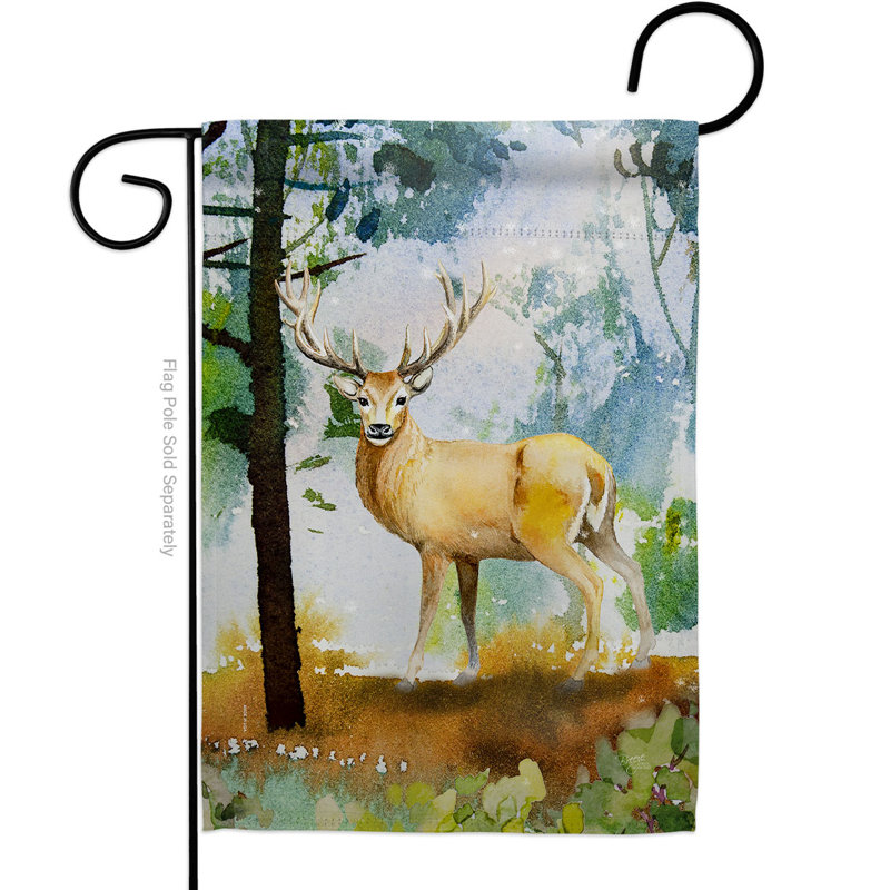 Double Sided Polyester Animal Garden Flag, 18.5" H x 13" W