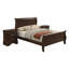 Ensemble de chambre à coucher 3 pièces Henri Charles Cappuccino comprenant un lit traîneau, une commode et une commode haute.-1248182213