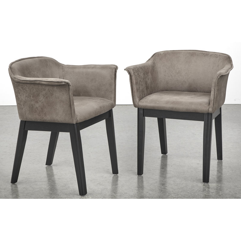 Fauteuil gris Gizele