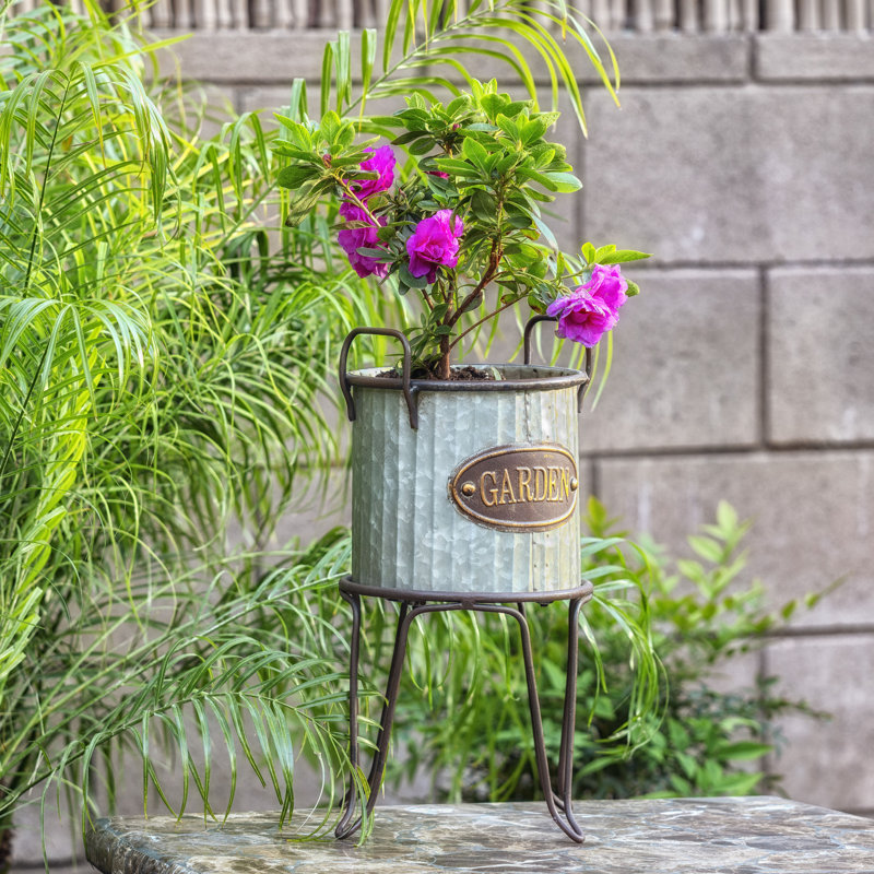 Metal Pot Planter