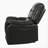 Classic Design Recliner, Black Berry PU Upholstery Recliner, Glider Recliner(Old SKU:57412.00BLK)