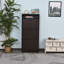 Armoire à chaussures mince, armoire de rangement à chaussures tendance avec 3 grands tiroirs rabattables et une surface supérieure spacieuse pour les petits articles