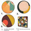Décoration murale Mid-Century rétro circulaire V - Mid-Century moderne-1029146286-1029146295