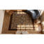 American 1930s Hooked Antique Wool Small Scatter Size Rug