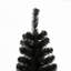 Arbre de Noël 6 pi avec sapin de Noël artificiel non éclairé avec branches réalistes, sapin de Noël avec 618 pointes, noir-107091507