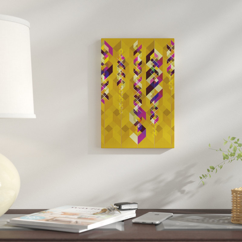 « dna », impression sur toile, H 40 po x l 26 po x P 1,5 po, Pas de tapis, Toile tendue