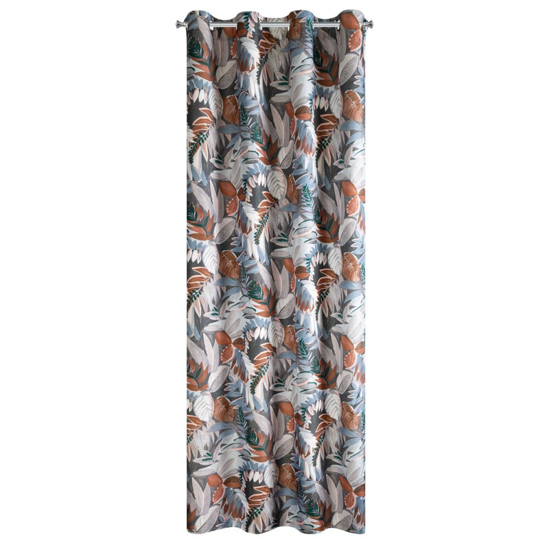Marila Semi Sheer Curtain, Orange