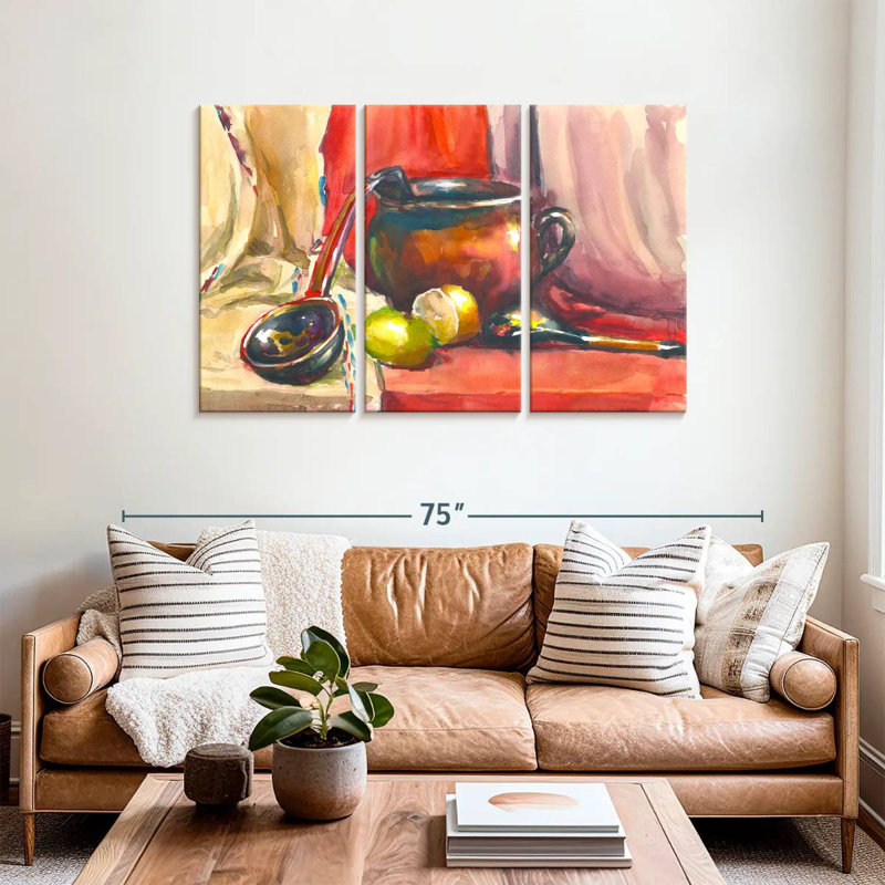 Senne Abstract Kitchen, 36" H x 57" W