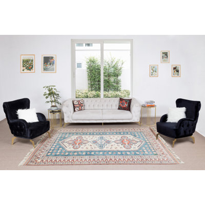 Handmade Area Rug, Geometric Anatolian Carpet, 100% Wool