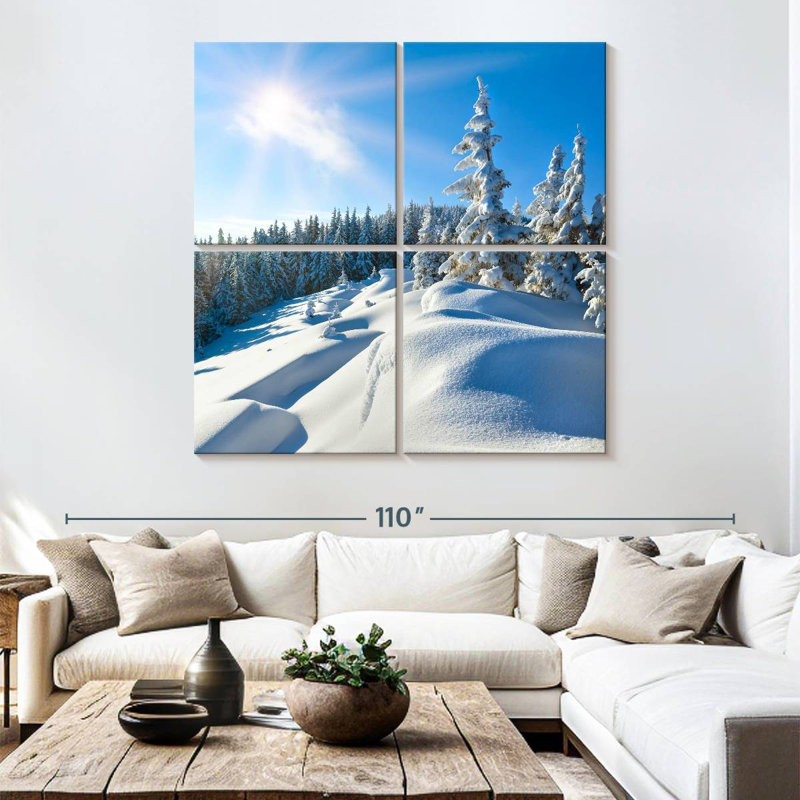 Alvord journée ensoleillée d'hiver, H 74 po x l 74 po