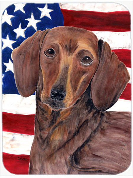 Planche à découper trinx American American Flag avec teckel