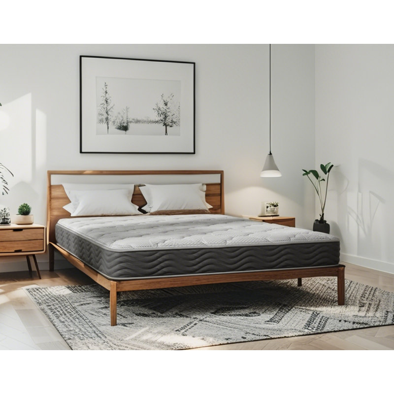 Hybrid Firm Mattress With Pocketed Coils, 8", Queen