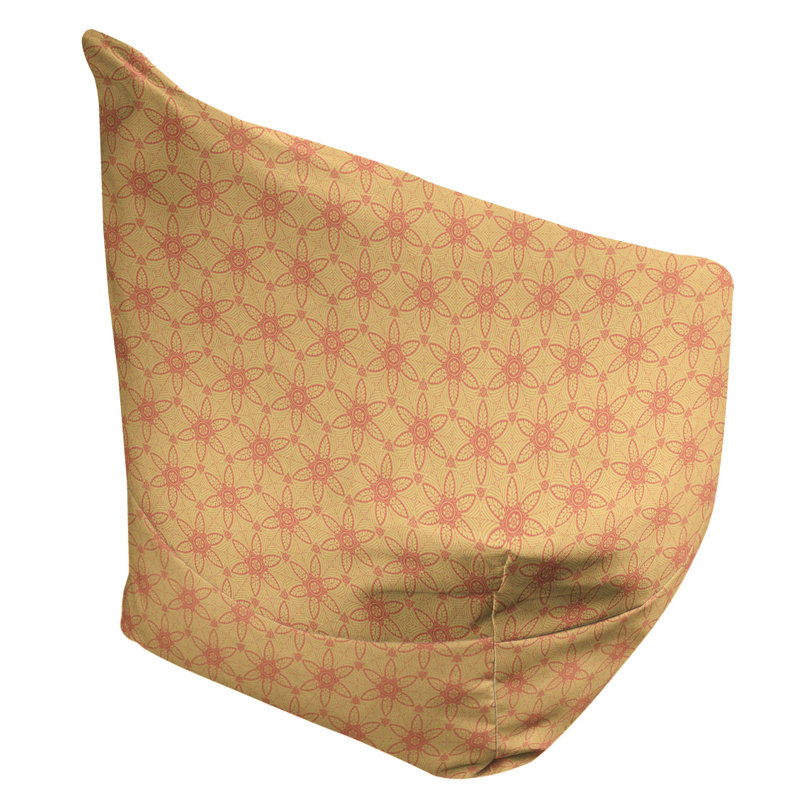 Fauteuil à billes et méridienne standard Leffel, Pas de bourre, H 86 po x l 27 po x P 43 po, Jaune/orange