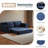 Loveseat Sofa, Comfortable Deep Seat Sofa Bed, Modern Small Corduroy Couch For Living Room Bedroom,Reversible Cushion With Pillows-767071970