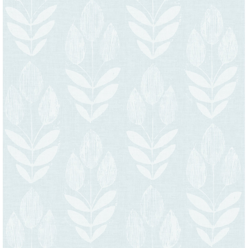 Reginald Floral Roll, Light Blue