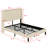 Metal Platform Bed Frame Featuring A Convenient Charging Station