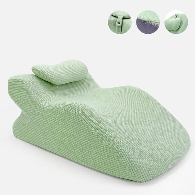 Coussin ergonomique pour adulte en mousse viscoélastique, Vert