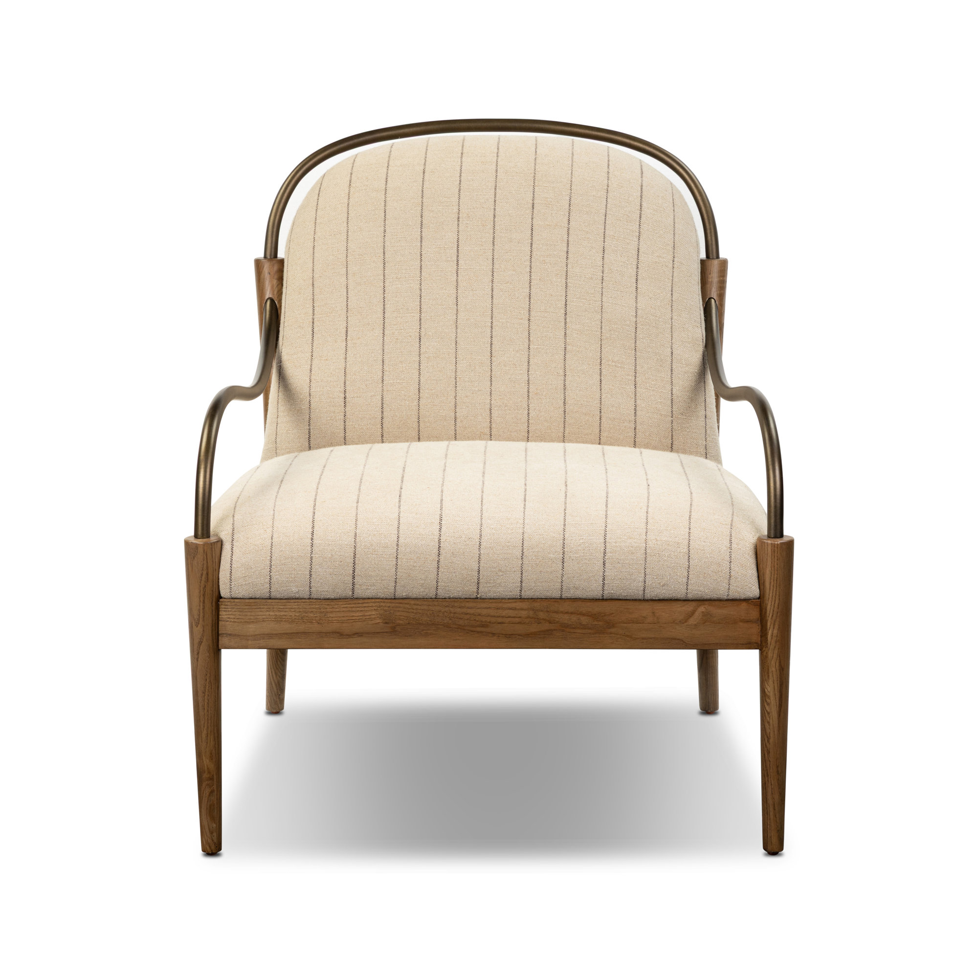 Demi Chair, Lavon Flint Linen Blend