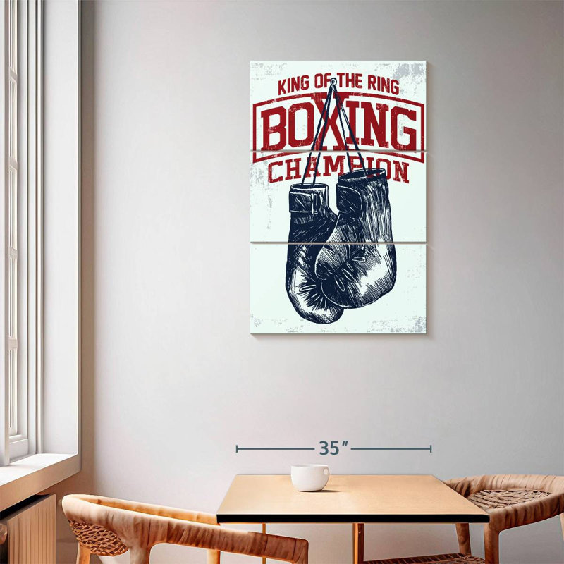 Sireci Boxing Champ Typography, 57'' H x 36'' W