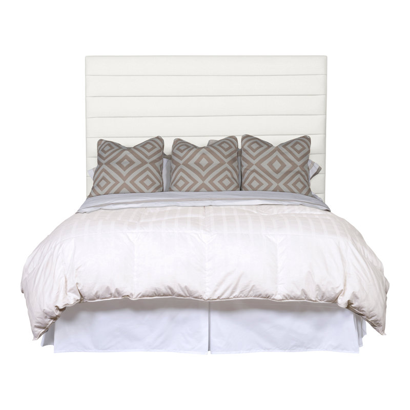 Kelsey King Upholstered Panel Headboard, Tommy Snow