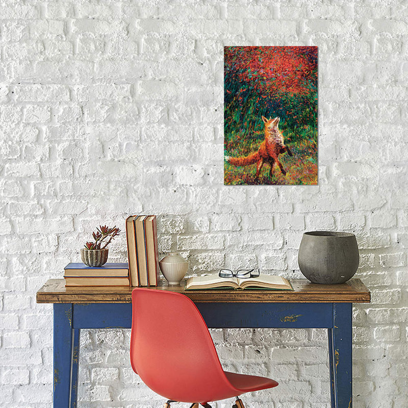 Fox Fire by Iris Scott - Wrapped Canvas Print, 66.04 cm H x 45.72 cm W x 3.175 cm D