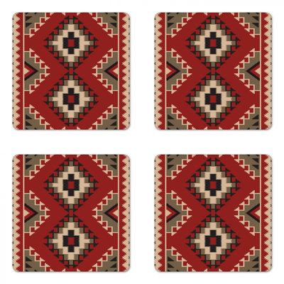 Square 4 Piece Coaster Set
