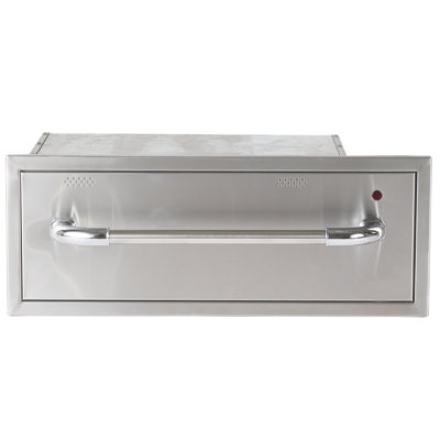 Tiroir chauffant d'extérieur en acier inoxydable Bull Outdoor Products