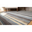Tapis rayé transitionnel bleu / brun fait à la main Galeana-2085165522