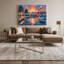Art mural sur toile grise cités villes-329444995